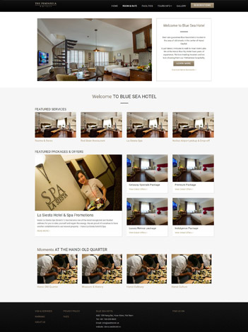 mẫu giao diện website khách sạn đẹp