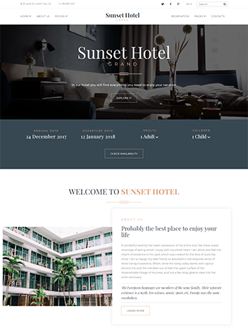 Mẫu 30 - Sunset Hotel