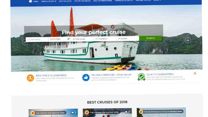  5 Lưu ý khi thiết kế website du thuyền thu hút du khách
