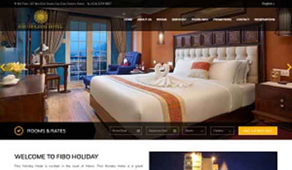 Thế nào là mẫu website khách sạn đẹp và chuyên nghiệp?