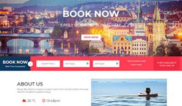 Tuyệt chiêu tạo nên một trang chủ website khách sạn & resort ấn tượng