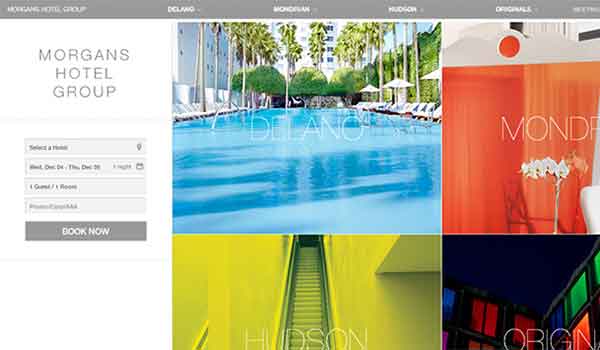 Một số mẫu website khách sạn có thiết kế sáng tạo nhất