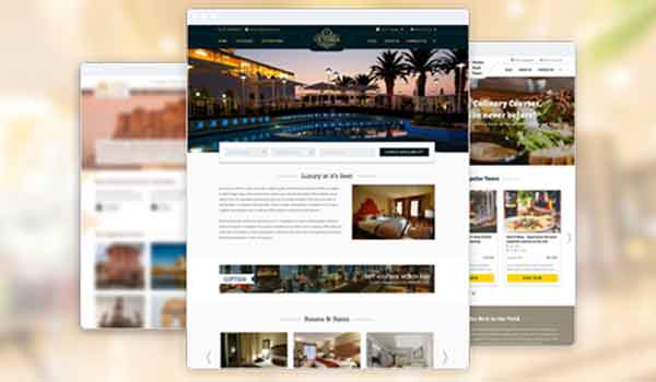 Thiết kế website khách sạn theo xu hướng hình ảnh trực quan